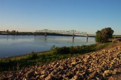 Mississippi River Bridge at Clinton, IA