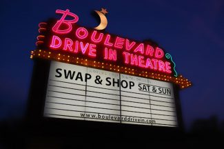 Boulevard Drive-In Theatre Sign