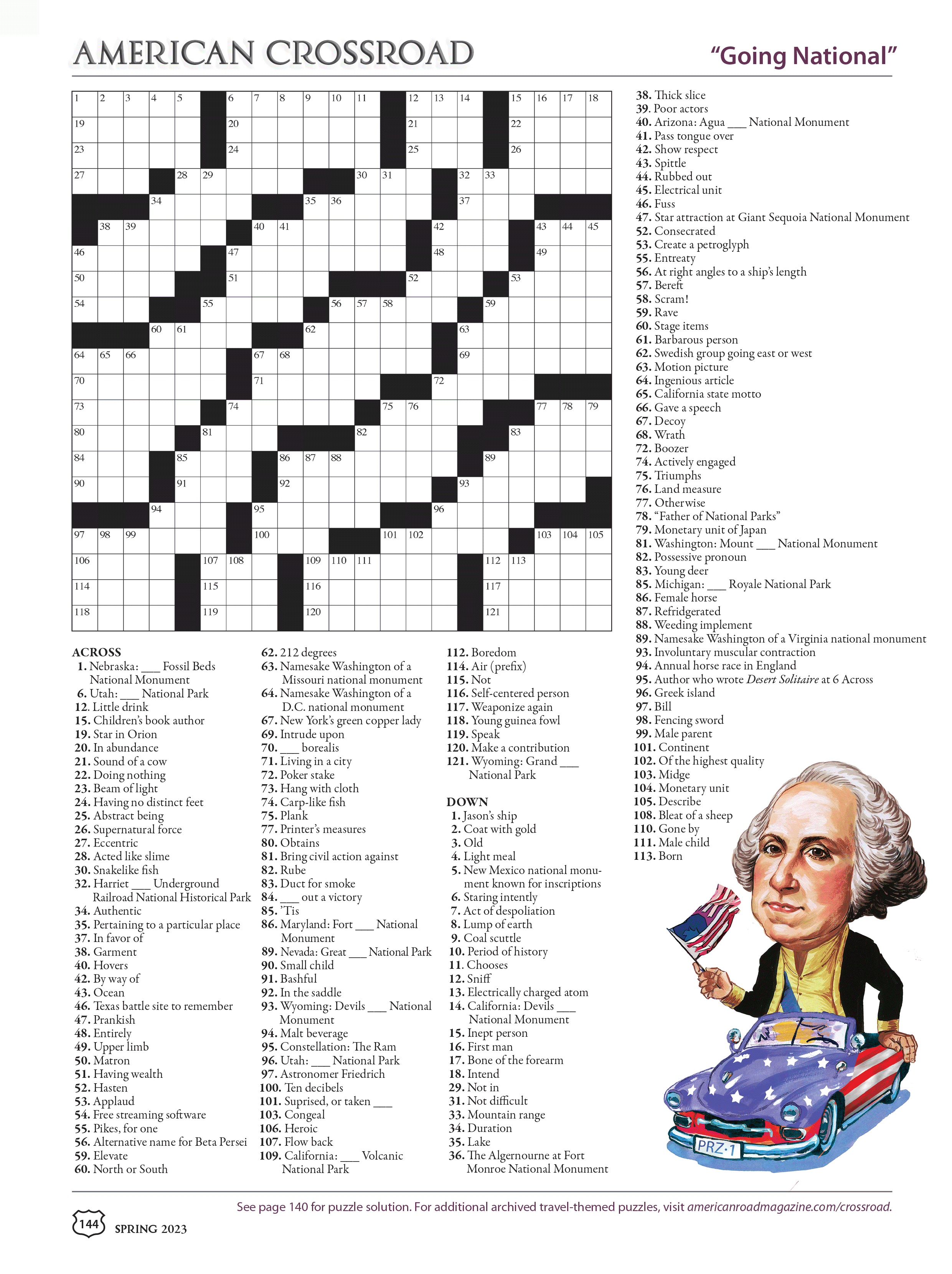 Crossroads - Crossword Puzzle | American Road Magazine